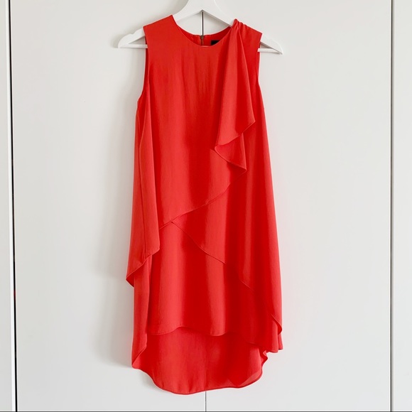 BCBG MaxAzria Asymmetrical Drape Dress - Picture 3 of 6